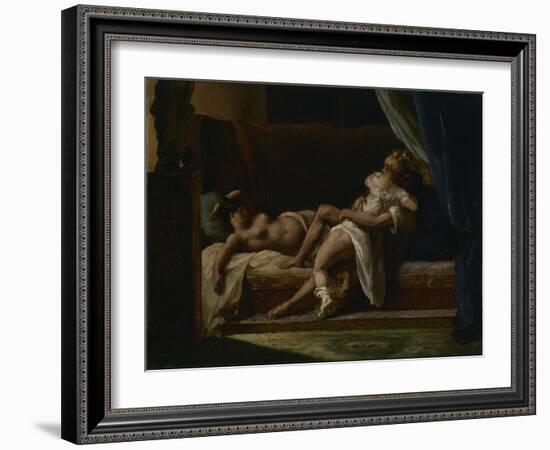 Three Lovers, 1817-20-Theodore Gericault-Framed Giclee Print