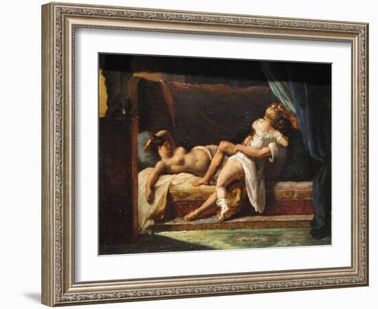 Three Lovers (L'Amour À Troi), 1818-1820-Théodore Géricault-Framed Giclee Print