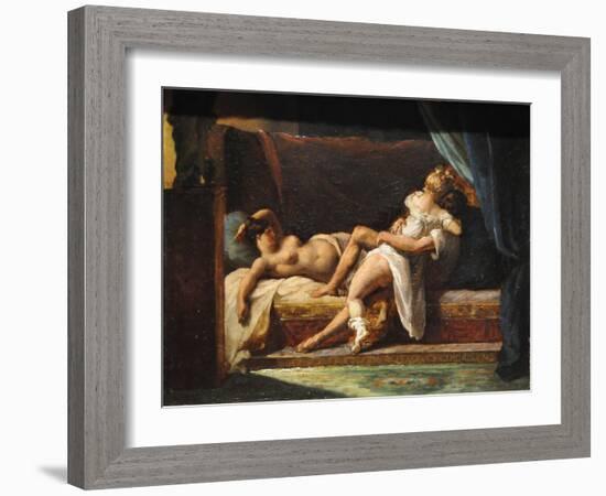 Three Lovers (L'Amour À Troi), 1818-1820-Théodore Géricault-Framed Giclee Print