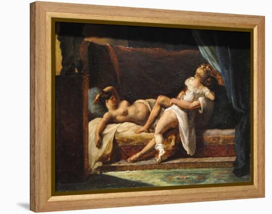 Three Lovers (L'Amour À Troi), 1818-1820-Théodore Géricault-Framed Premier Image Canvas