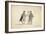 Three Masked Figures in Carnival Costume-Francesco Guardi-Framed Giclee Print