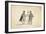 Three Masked Figures in Carnival Costume-Francesco Guardi-Framed Giclee Print