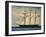 Three-Masted Barquentine Willie Glen, 1880, Watercolour by Anthony Luzzo, 19th Century-null-Framed Giclee Print