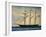 Three-Masted Barquentine Willie Glen, 1880, Watercolour by Anthony Luzzo, 19th Century-null-Framed Giclee Print