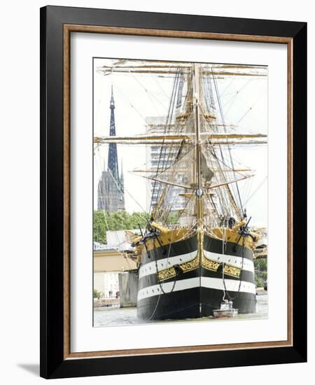 Three Masted Boat, Amerigo Vespucci from Italy During Armada 2008, Rouen, Normandy, France-Thouvenin Guy-Framed Photographic Print