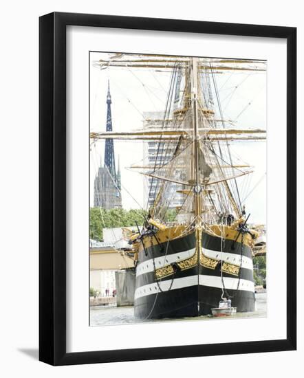 Three Masted Boat, Amerigo Vespucci from Italy During Armada 2008, Rouen, Normandy, France-Thouvenin Guy-Framed Photographic Print