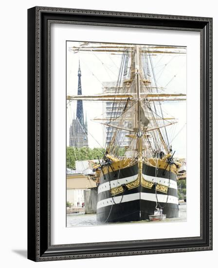 Three Masted Boat, Amerigo Vespucci from Italy During Armada 2008, Rouen, Normandy, France-Thouvenin Guy-Framed Photographic Print