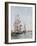 Three-Masted Boats at the Quay in Deauville Harbour, C.1888-89-Eugène Boudin-Framed Giclee Print