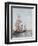 Three-Masted Boats at the Quay in Deauville Harbour, C.1888-89-Eugène Boudin-Framed Giclee Print