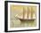 Three-masted Schooner-null-Framed Art Print