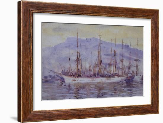 Three Masters Falmouth-Henry Scott Tuke-Framed Giclee Print