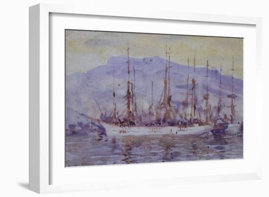 Three Masters Falmouth-Henry Scott Tuke-Framed Giclee Print