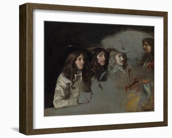 Three Men and a Boy, C. 1647-1648-Louis Le Nain-Framed Giclee Print