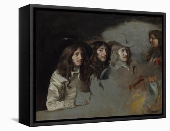 Three Men and a Boy, C. 1647-1648-Louis Le Nain-Framed Premier Image Canvas