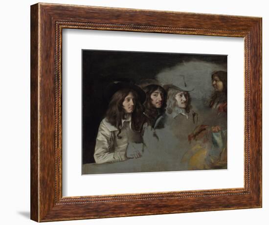 Three Men and a Boy-Louis Le Nain-Framed Giclee Print