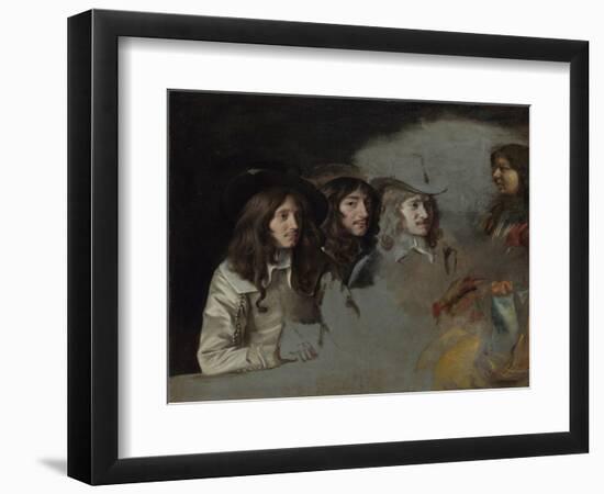 Three Men and a Boy-Louis Le Nain-Framed Giclee Print