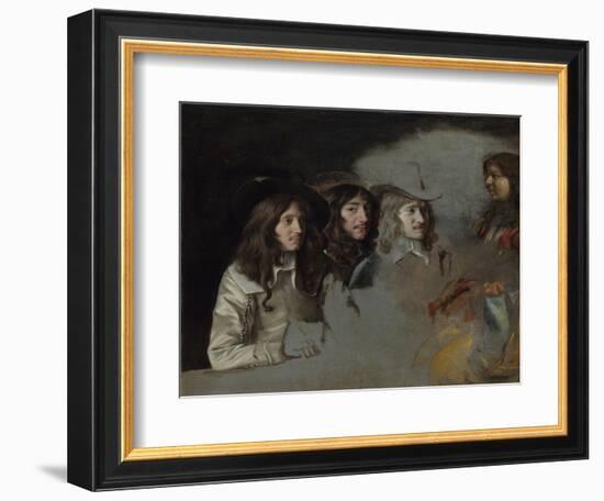 Three Men and a Boy-Louis Le Nain-Framed Giclee Print