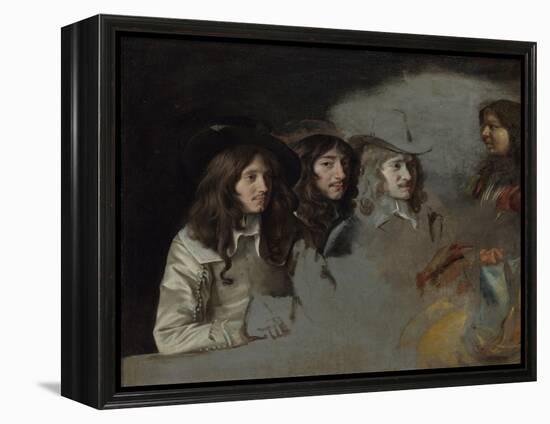 Three Men and a Boy-Louis Le Nain-Framed Premier Image Canvas