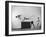 Three Men of Danish Gymnastic Team Performing a Tiger Leap-Gjon Mili-Framed Photographic Print