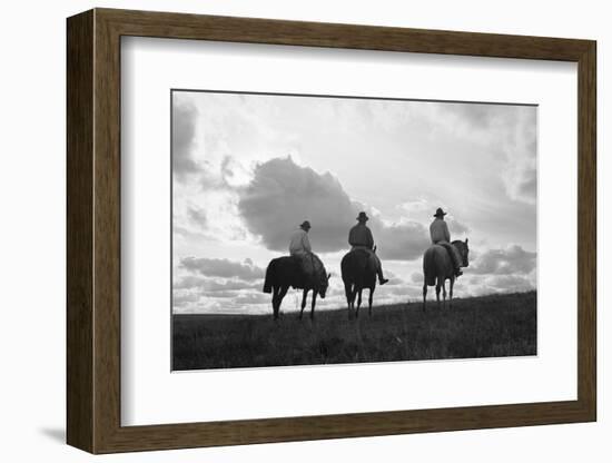 Three Men Riding the Range-Philip Gendreau-Framed Photographic Print