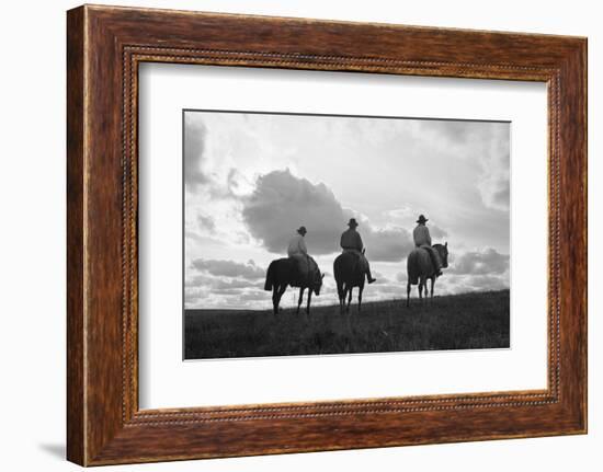 Three Men Riding the Range-Philip Gendreau-Framed Photographic Print