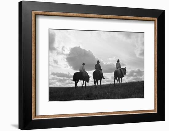 Three Men Riding the Range-Philip Gendreau-Framed Photographic Print