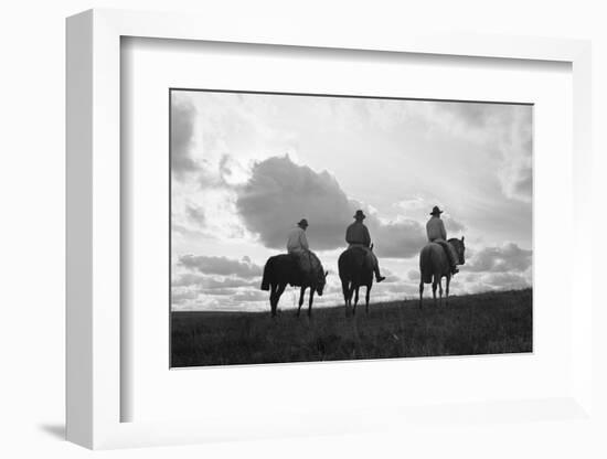 Three Men Riding the Range-Philip Gendreau-Framed Photographic Print