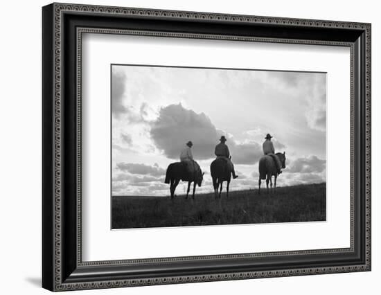 Three Men Riding the Range-Philip Gendreau-Framed Photographic Print