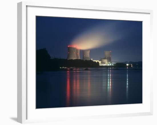 Three Mile Island Nuclear Power Station-Martin Bond-Framed Photographic Print