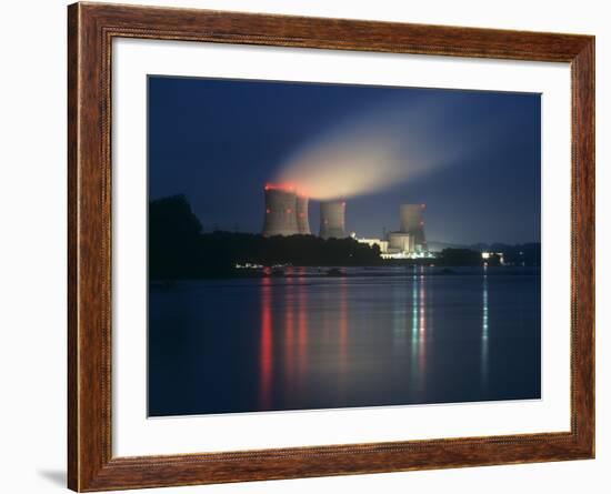 Three Mile Island Nuclear Power Station-Martin Bond-Framed Photographic Print
