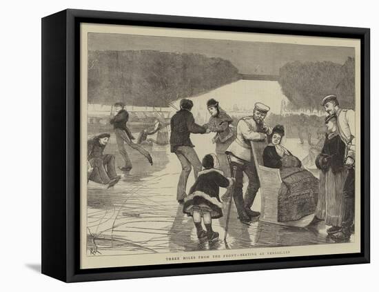 Three Miles from the Front, Skating at Versailles-Robert Walker Macbeth-Framed Premier Image Canvas