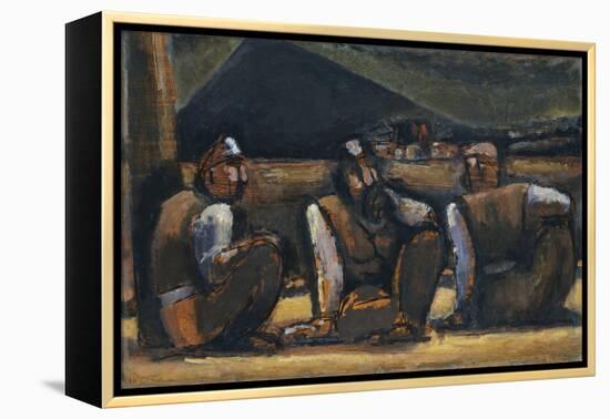 Three Miners-Josef Herman-Framed Premier Image Canvas