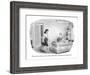 "Three more months and he reaches the mandatory retirement age, thank God!" - New Yorker Cartoon-Richard Taylor-Framed Premium Giclee Print