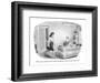 "Three more months and he reaches the mandatory retirement age, thank God!" - New Yorker Cartoon-Richard Taylor-Framed Premium Giclee Print