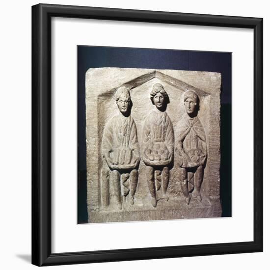 Three Mother Goddesses, Celtic, c1st century-Unknown-Framed Giclee Print