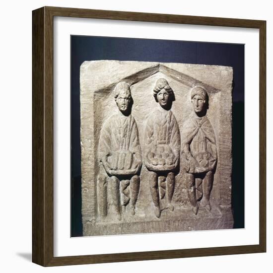 Three Mother Goddesses, Celtic, c1st century-Unknown-Framed Giclee Print