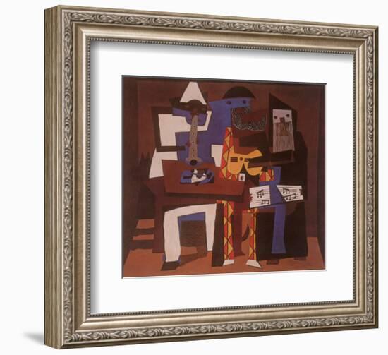 Three Musicians, c.1921-Pablo Picasso-Framed Art Print