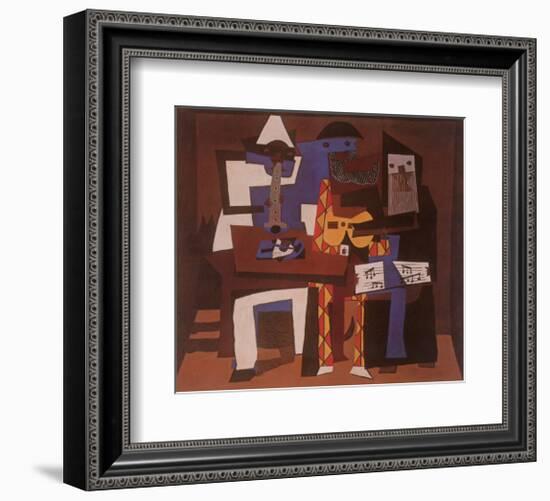 Three Musicians, c.1921-Pablo Picasso-Framed Art Print