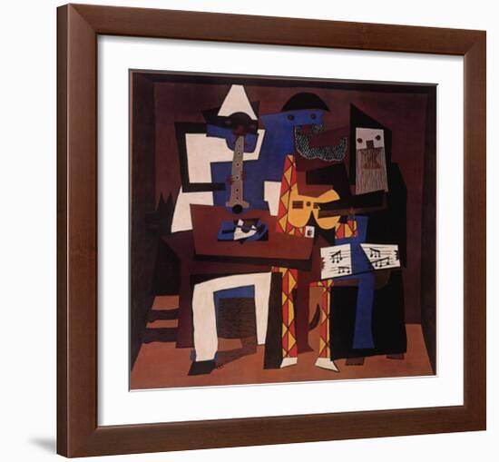 Three Musicians, c.1921-Pablo Picasso-Framed Art Print