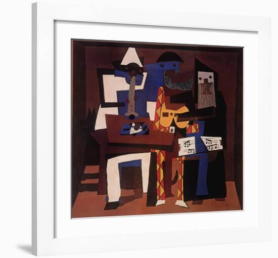 Three Musicians, c.1921-Pablo Picasso-Framed Art Print