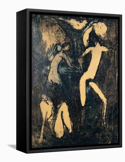 Three Nude Figures, 1910-Otto Mueller-Framed Premier Image Canvas