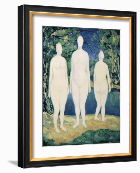 Three Nude Figures, c.1908-Kasimir Malevich-Framed Giclee Print