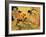 Three Nudes with Deer at Waters Edge-Auguste Macke-Framed Giclee Print