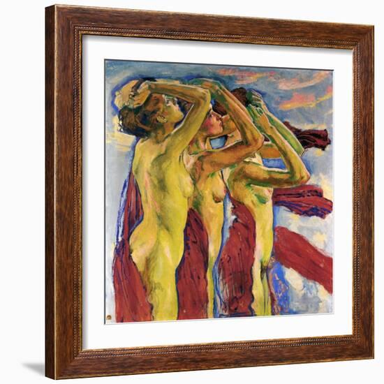 Three Nudes-Koloman Moser-Framed Giclee Print