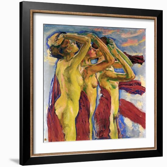 Three Nudes-Koloman Moser-Framed Giclee Print