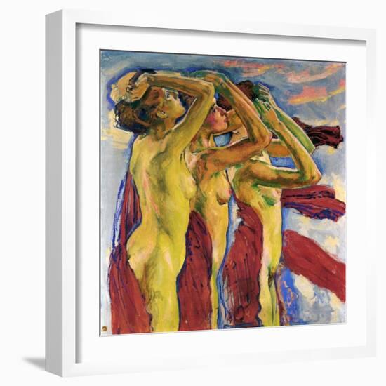 Three Nudes-Koloman Moser-Framed Giclee Print