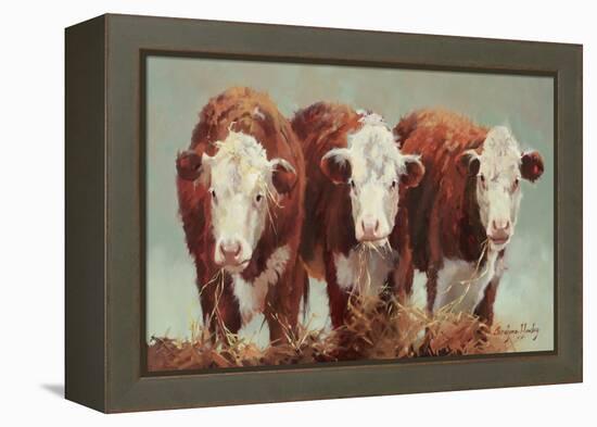 Three of a Kind-Carolyne Hawley-Framed Stretched Canvas