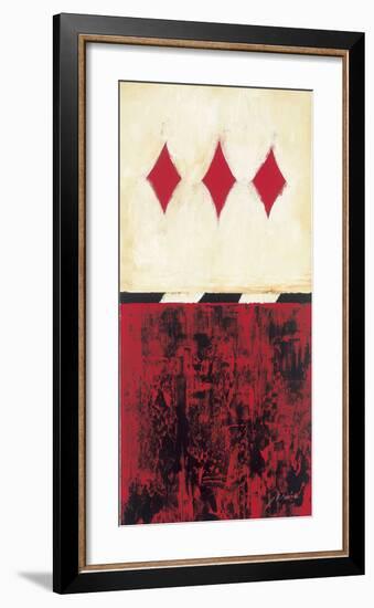 Three of Diamonds-Elizabeth Jardine-Framed Giclee Print