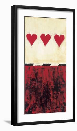 Three of Hearts-Elizabeth Jardine-Framed Giclee Print