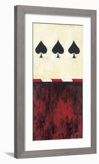 Three of Spades-Elizabeth Jardine-Framed Giclee Print